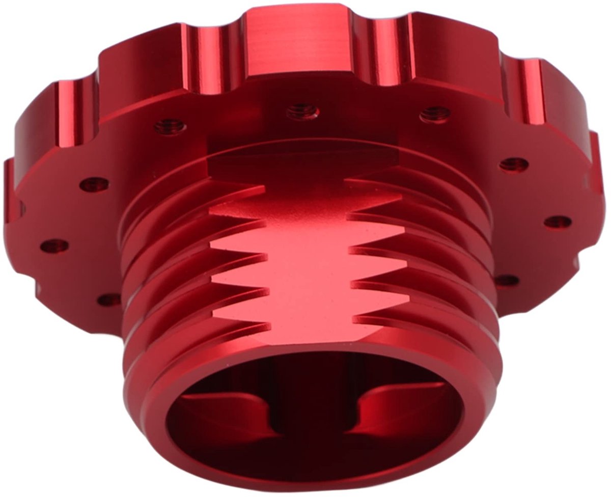 Dailygoody - Gaming-stuurwieladapter - Aluminium Stuurwieladapter - Duurzaam en sterk - Zwart (Rood) - Sim Racing Accessoire - Geschikt voor Thru