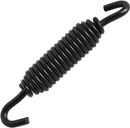 Universele Motorfiets Zijstandaard - Kickstand Lente Vervangen - Compatibel met Verschillende Modellen - Chroom Zwart Langdurige-standaardvervangingslente - 10 cm-product - 1 st.