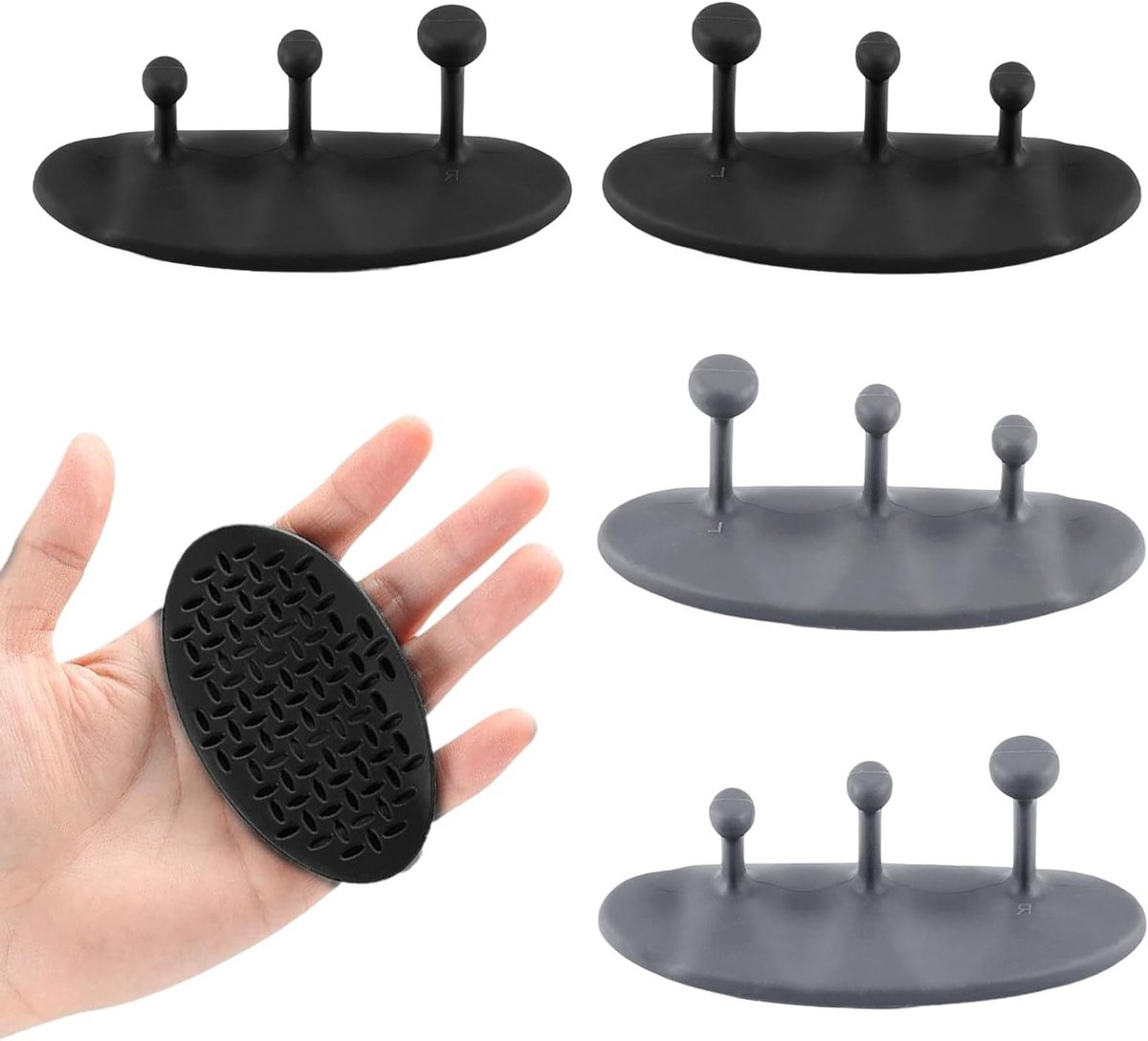 Siliconen Gym Grip Pads voor Pull-ups en Gewichtheffen - Antislip Workout Grips voor Deadlifts, Crossfit en Calisthenics - Zweetvrije Grip voor Optimaal Comfort (2 Paar)