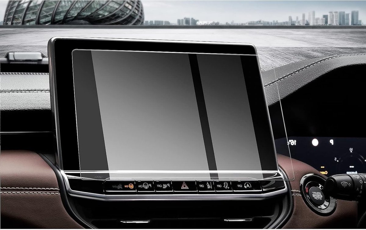 Navigatie Screen Protector 10.1 inch - 9H Krasbestendig Glas voor Auto GPS - Transparante Beschermfolie Accessoires