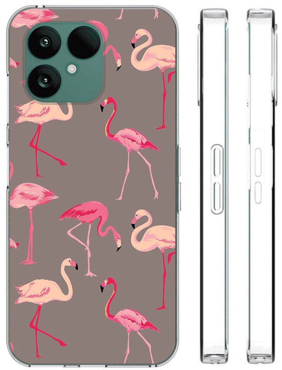 Hoesje Fairphone 6 Flamingo – TPU Back Cover