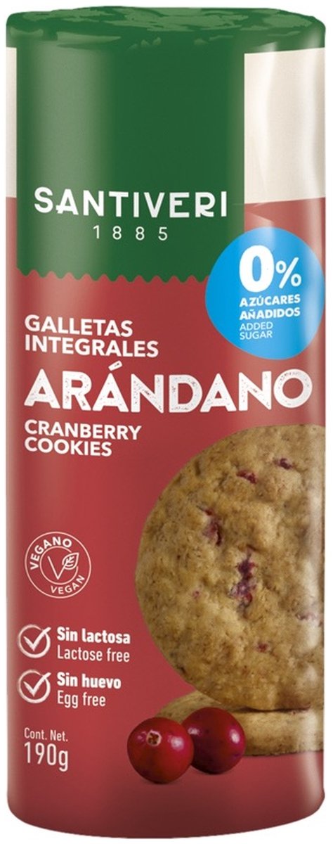 Suikervrije bosbessen-spijsverteringskoekjes 190 g|Sugar Free Blueberry Digestive Cookies 190 g|Biscuits Digestifs Canneberges Sans Sucre 190 g