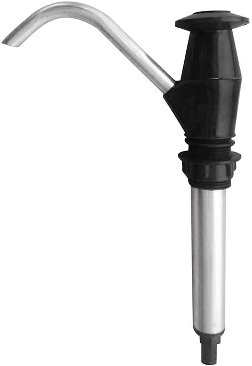 Dailygoods - Universele handbediende trommelpomp - Handpomp voor caravan - Compact en lichtgewicht - Zwart - Vervanging voor campers - Geschikt voor k...