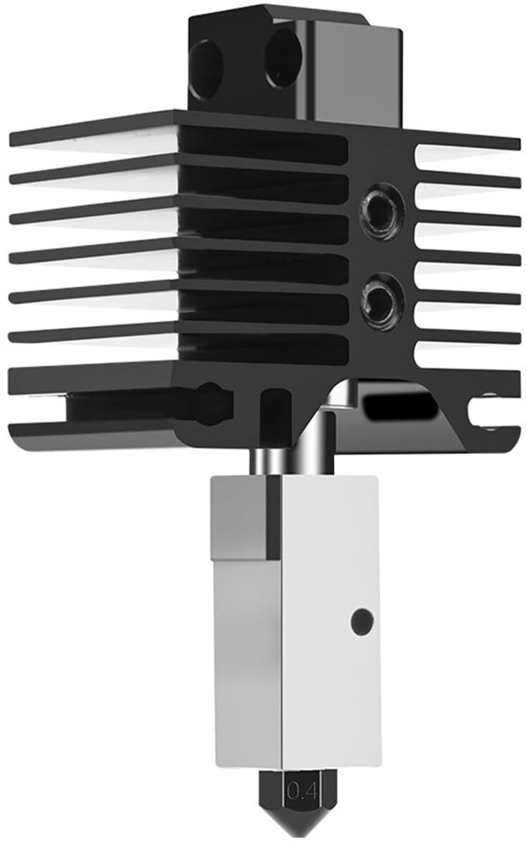 Dailygoody - Extrusie Kop Hot End - 3D Printer Nozzle - Hoge Temperatuur - Gehard Staal - Messing - Geschikt voor Bambu Lab Tobamboo X1 P1P