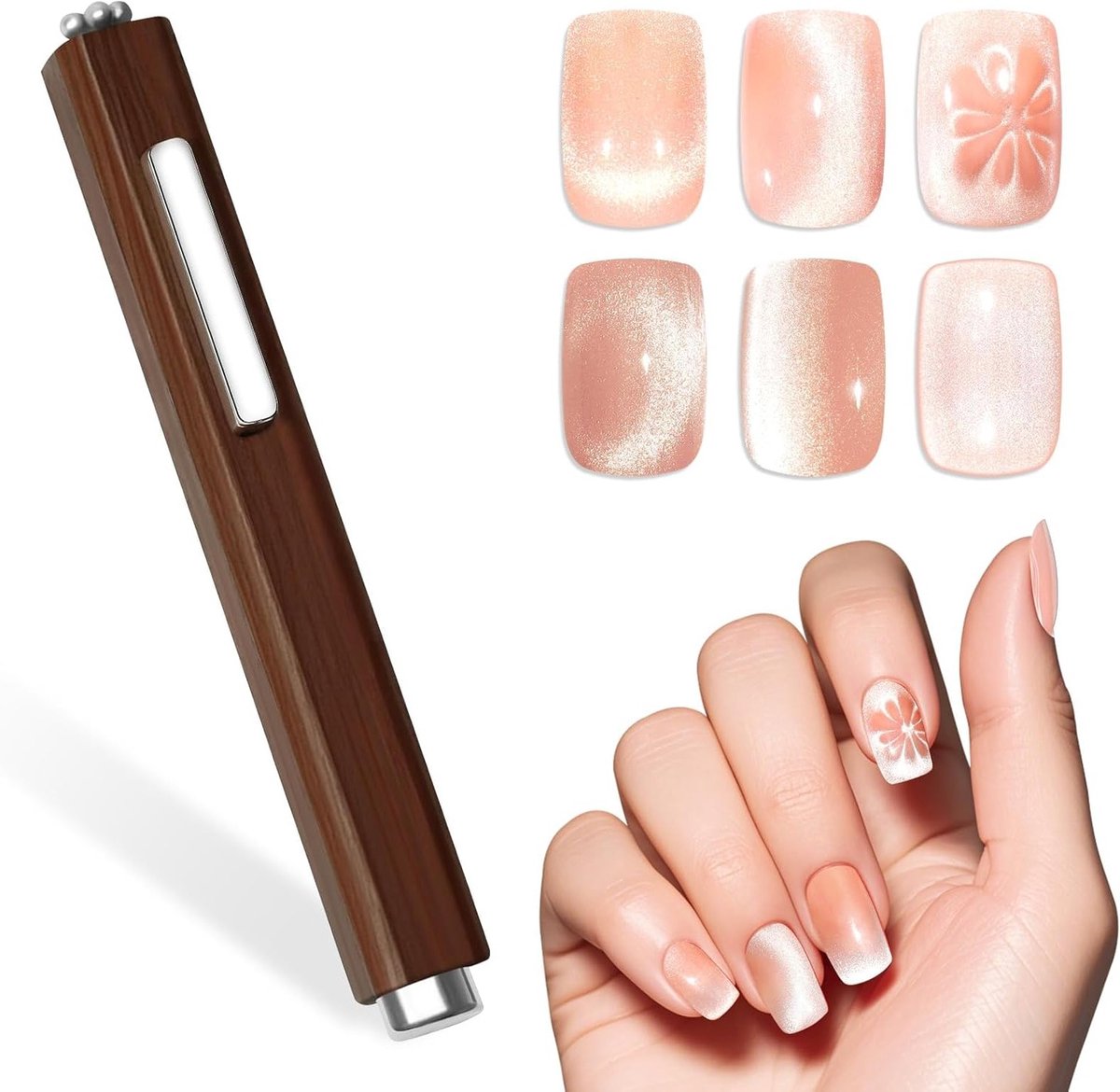 3-in-1 Nagelmagneten voor Cat Eye Nagelkunst - Creatieve Nail Art Tools en Accessoires