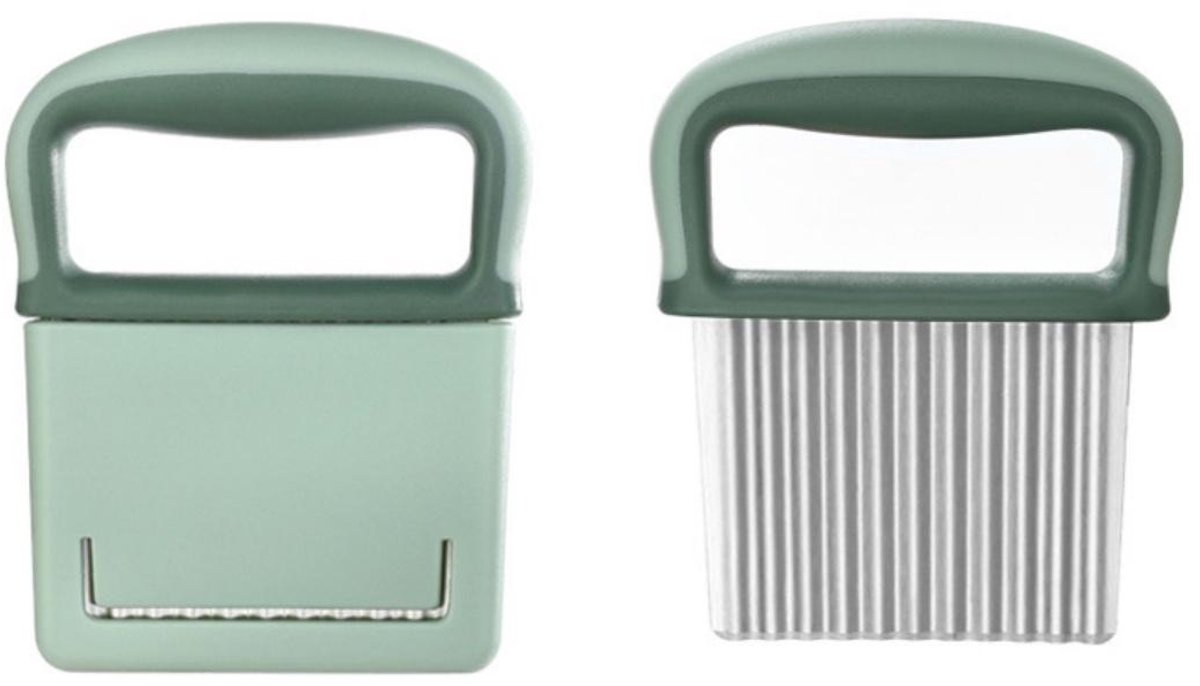 TOVBMUP Redamancy Golf Snijder - Golfmes met Beschermhoes - RVS Golf Cutter voor Aardappelchips, Fruit en Groenten