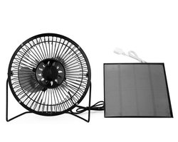 Mini Solar Fan - Zonnepaneel Ventilator - Draagbaar en Lichtgewicht - Koeling voor Binnen en Buiten - Geschikt voor Camping en Tuin