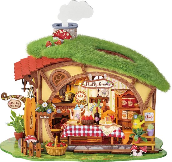 Robotime Fluffy Grove - Rolife DIY Miniature House Series - DG184 - Miniatuur - Knutselen - Bouwpakket - Hobby - Cadeauidee