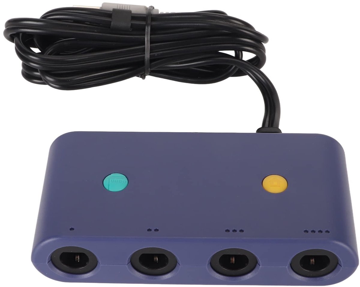 Allecto - Controller Adapter - 3 in 1 Game Controller Converter - Turbo Boost-functie - 150 cm Kabel - Geschikt voor Wiiu en PC - Plug and Play