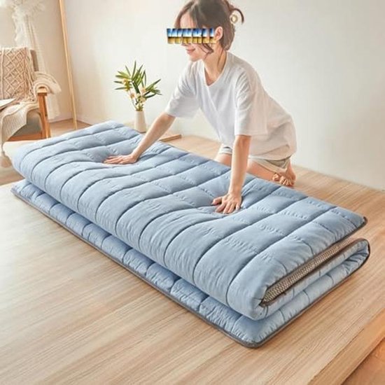 Japanse futon matras - Oprolbare mat - Comfortabel slapen - Ruimtebesparend ontwerp - 5 cm dik - Meerdere kleuren — afbeelding 5