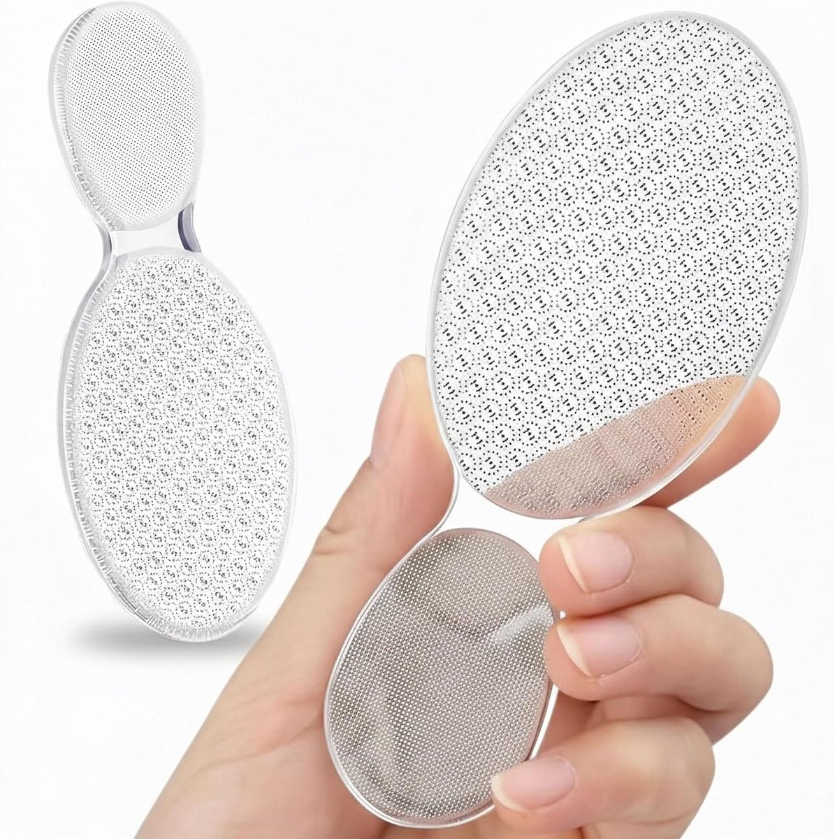 Eeltvijl Glas - Voetverzorging Tool - Huid Glad Maken - Nano Glas Oppervlak - 12 x 6 x 1 cm