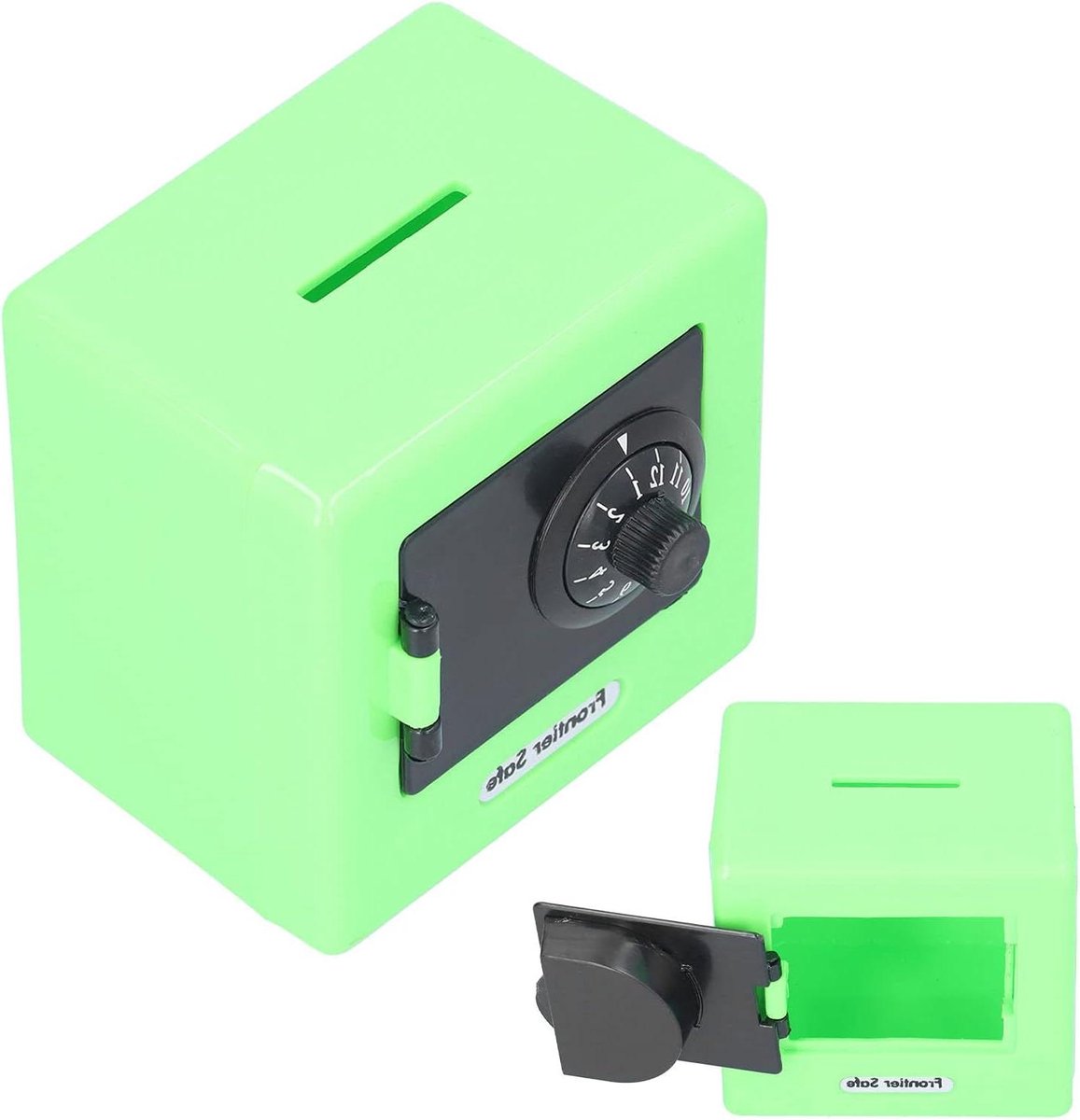 Spaarvarken Kluis - Geldkluis Kinderen - Geld Besparen - Cijferslot Decoratie - 94 x 94 x 45 cm - Groen
