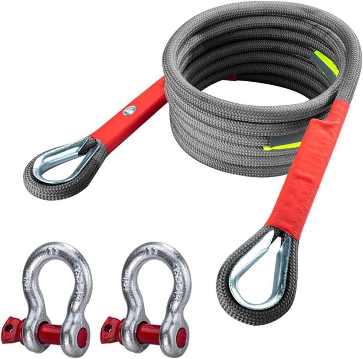 Sleepkabel Auto - Trektouw Nood - Voertuig Hulp - Hoge Treksterkte - 5 meter 25 ton - Oranje