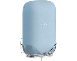 Wandmontage voor Google Nest Audio - Speaker Houder - Opbergen Speaker - Geen Schroeven Nodig - N.v.t. - Transparant