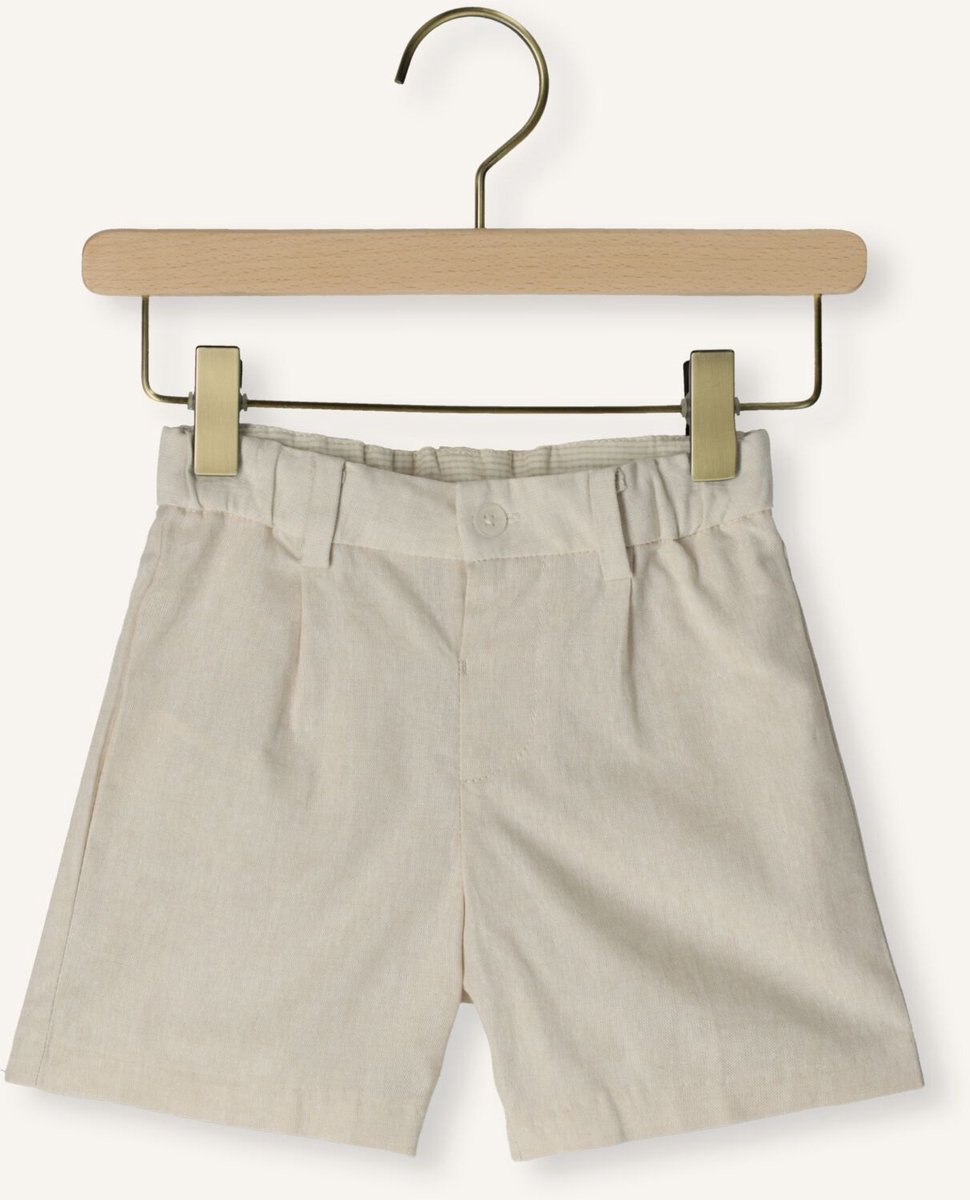 MAYORAL Linen Suiting Bermuda Broeken Unisex - Ecru - Maat 98