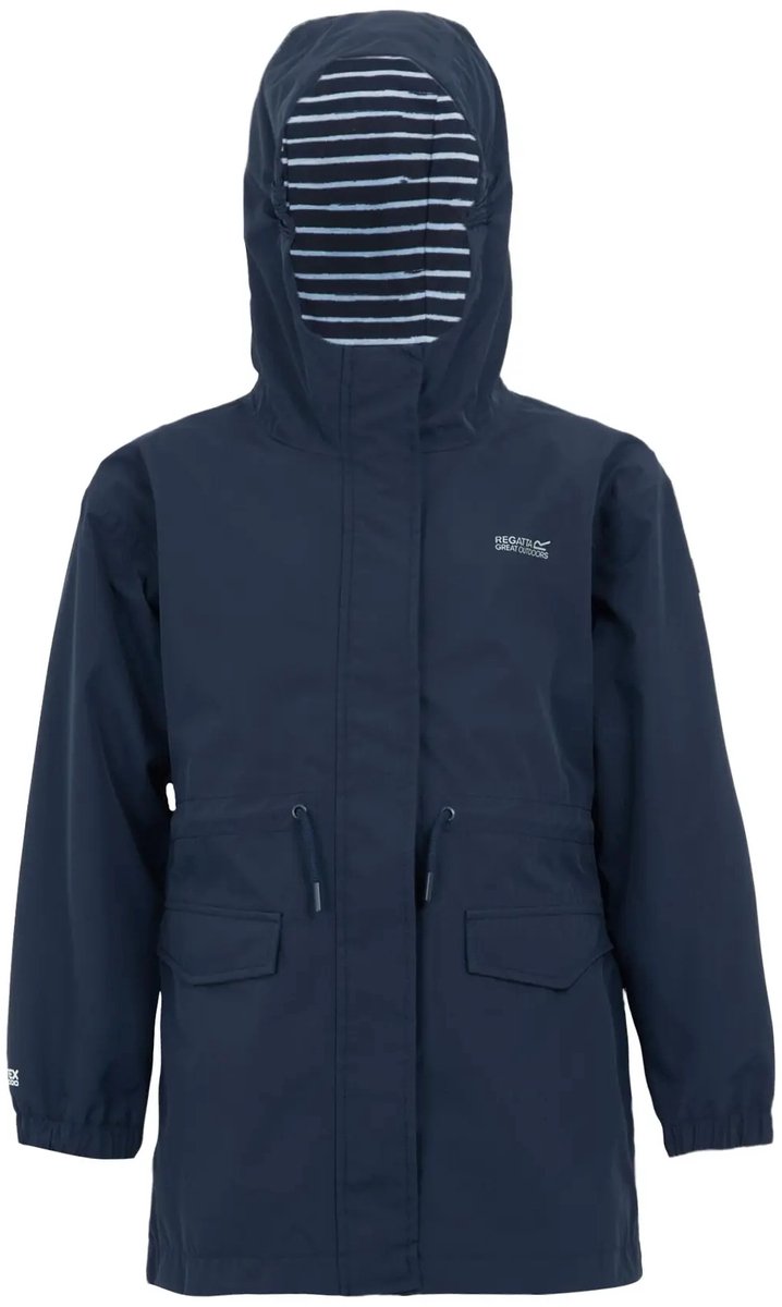 Waterdicht kinderjack Regatta Ballina Blauw