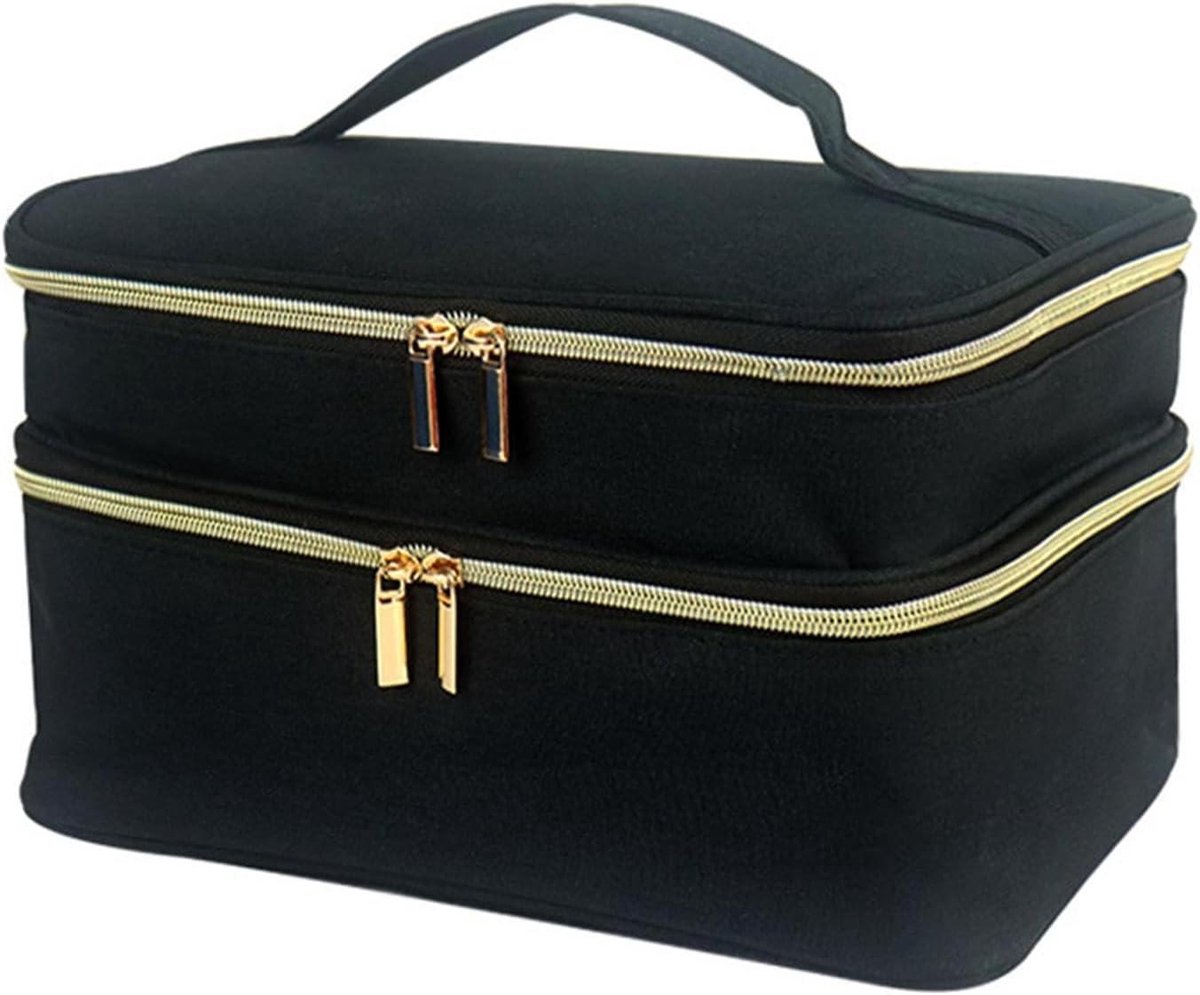 Naai-accessoire Opbergdoos - Naaimand Organizer - Hobby Benodigdheden - Dubbellaags Ontwerp - 28 x 19 x 15.5 cm - Grijs