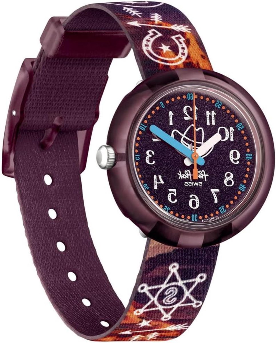 Kinderhorloge - Polshorloge Dames - Leren Klok Kijken - Plastic Kristal - 2mm Bandbreedte - Multicolor