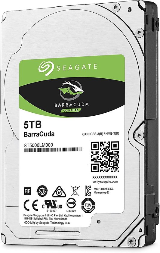 Interne Harde Schijf - Opslag Schijf - Bestanden Opslaan - Hoge Capaciteit - 5TB - Zilver van Interne Harde Schijf — afbeelding 3
