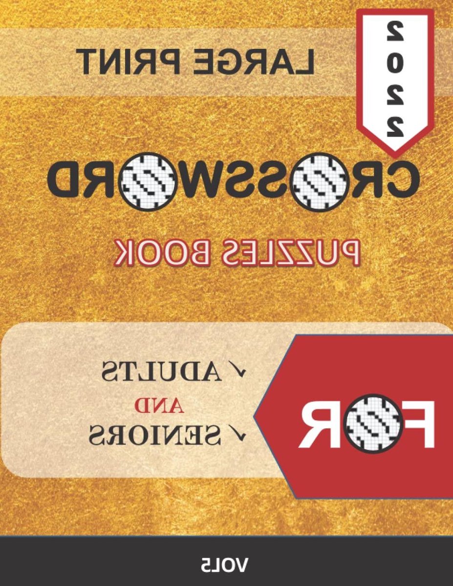 Kruiswoordpuzzel Boek - Puzzelboek Volwassenen - Geestelijk Ontspannen - Extra Groot Lettertype - 120 Pagina's - Niet Van Toepassing