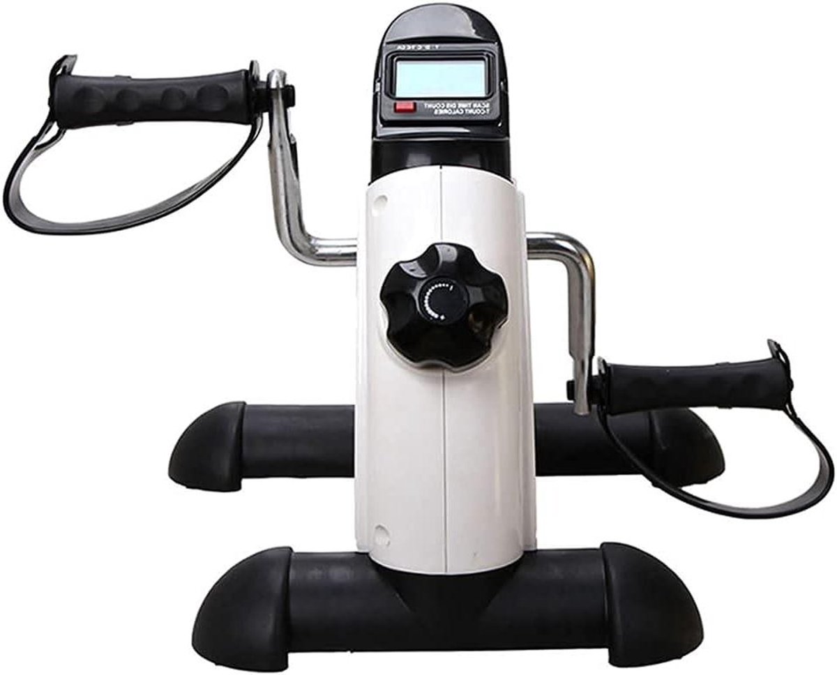 Mini Hometrainer - Revalidatie Fiets - Bovenste ledematen training - Traploze weerstandsinstelling - LED display - Zwart