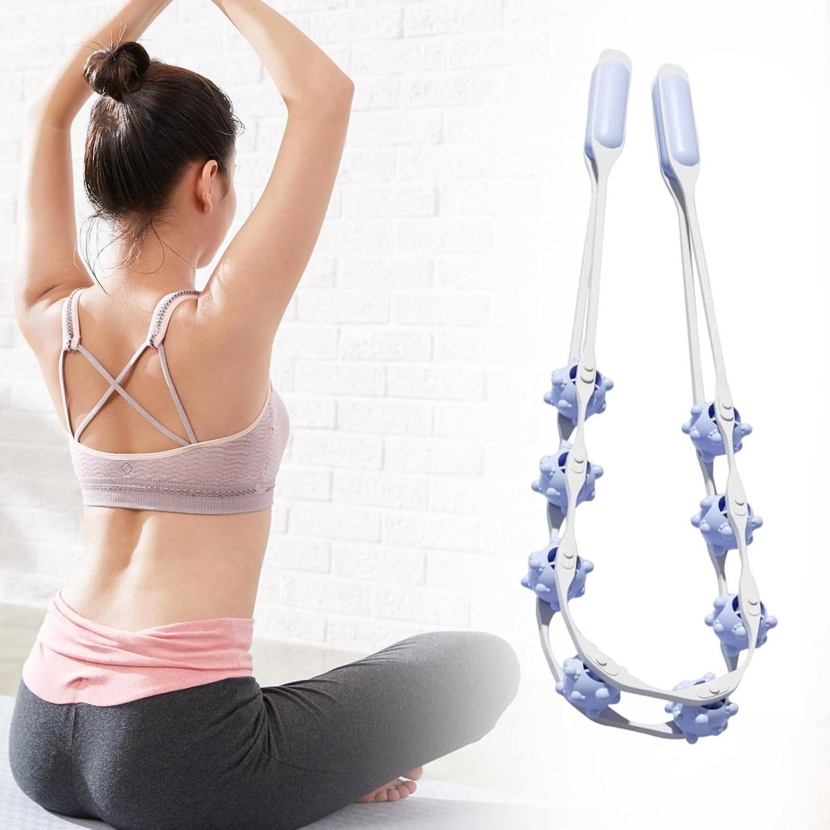 Cellulite Massager Roller - Fitness Tool - Spierontspanning Bevorderen - Ruggengraatprofiel Pasvorm - 110 cm - Niet gespecificeerd