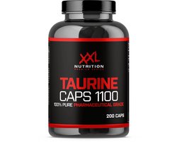 XXL Nutrition XXL Nutrition Taurine Caps 1100 mg - Aminozuren - 200 Capsules - 200 stuks