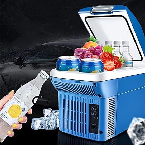 Thermo-elektrische koelbox - Verwarmende koelkast - Dranken koel houden - Dubbele bekerhouders - 8 liter - Zwart van Thermo期开奖 — afbeelding 5