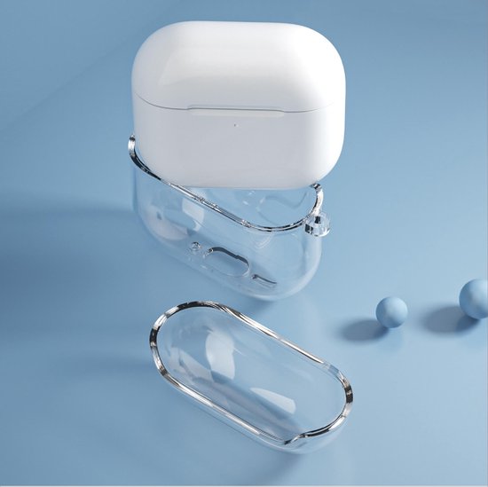Hoesje compatibel met Airpods 4 2024, ultradunne zachte TPU-hoes, slim fit, valbestendig, niet gemakkelijk vuil - transparant zwart van hoesje — afbeelding 5