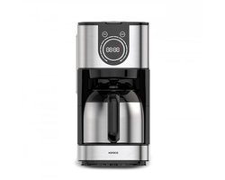 Karaca Series 2303 Steel - Filter Koffiemachine – 1,2L – 12 Kopjes – Thermoskan – Timer – 900W – RVS