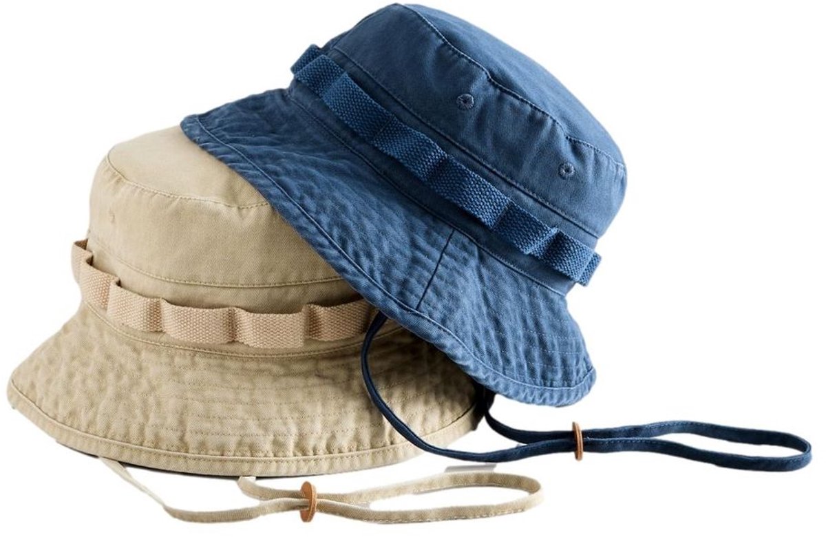 Next - Heren - Set van 2 Boonie mutsen - Blauw