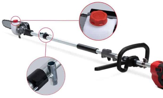 DCK 58V Accu Combimotor Set - Kettingzaag & Heggenschaar op steel - KDPH581+KDHT211+KDCS101 — afbeelding 4