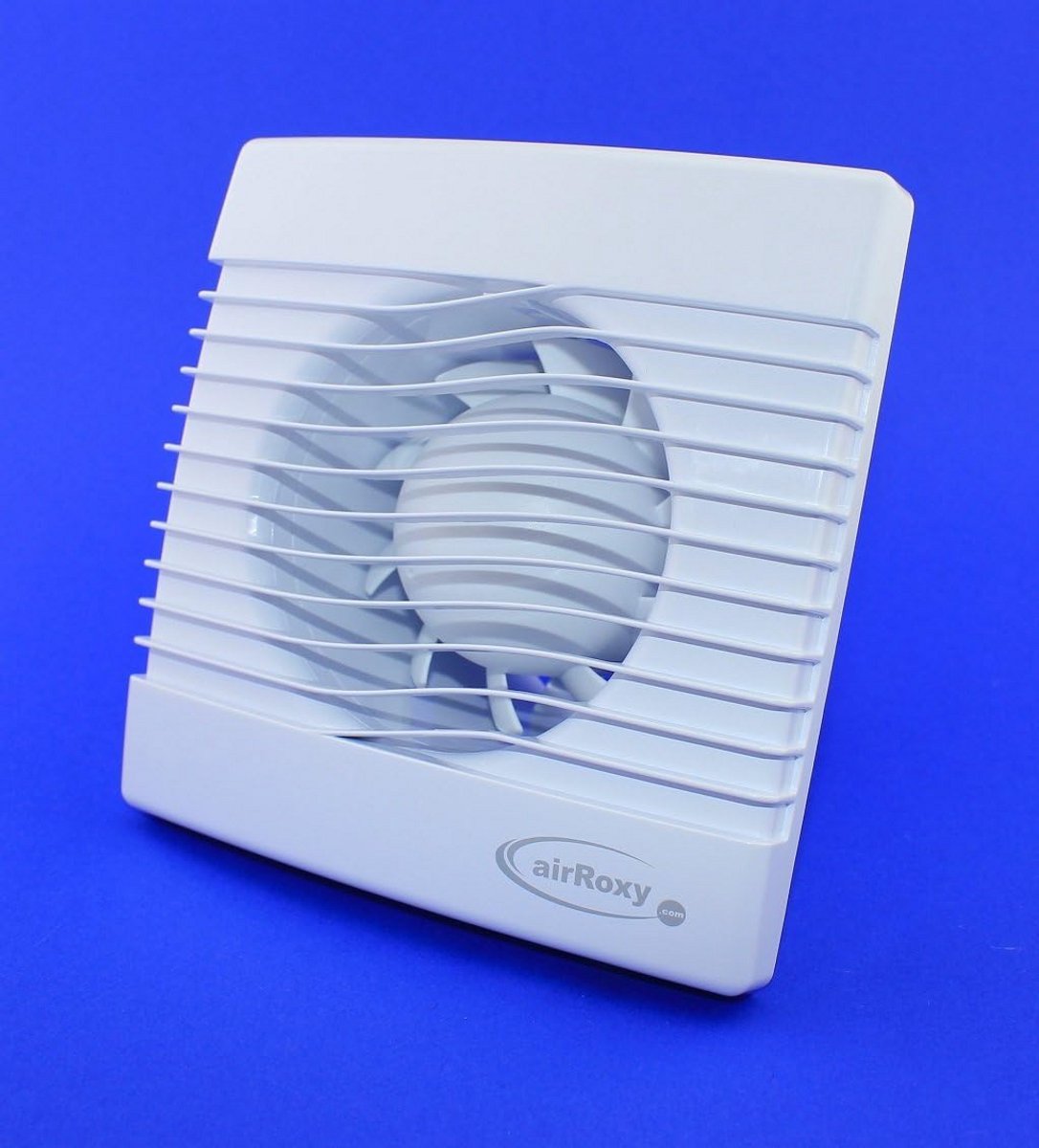Badkamerventilator - Afzuigventilator - Vochtige Lucht Afvoeren - Met Naloop Timer - 100 m