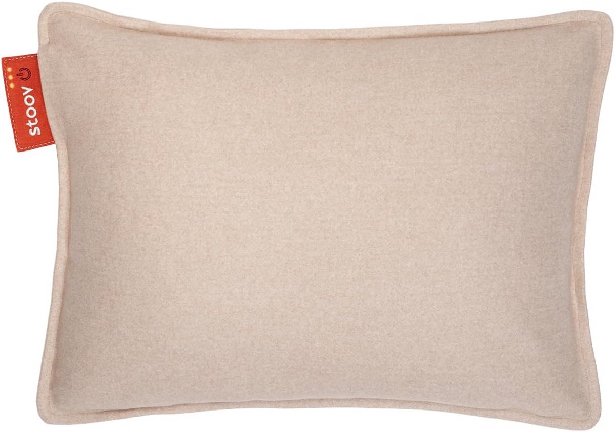 Warmtekussen - Draagbare warmte - Ontspanning thuis - Draadloze infrarood - 45x60 cm - Beige