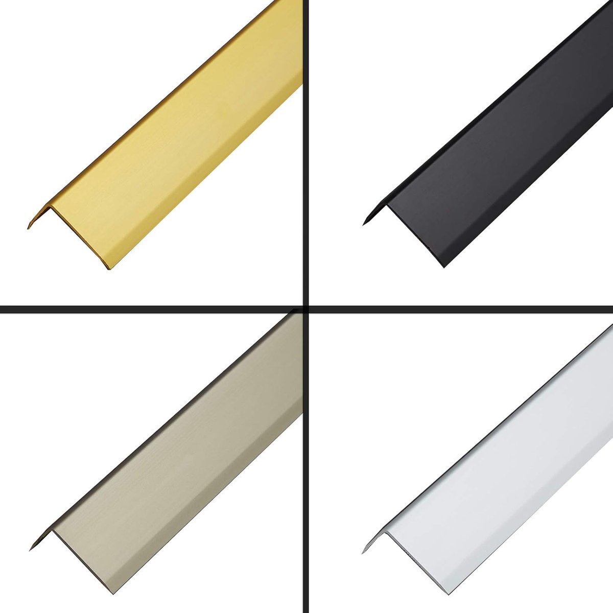 Trapprofiel - Randbescherming - Traprenovatie - Zelfklevend aluminium - 134 cm - Goud