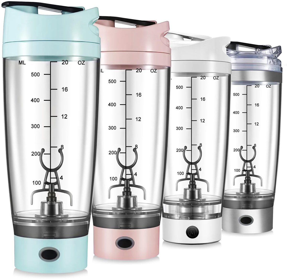 Dailygoods - Elektrische Shaker - Automatische Proteïnemixer - USB-C Oplaadbaar - Blauw - Perfecte Eiwith shakes - 600 ml