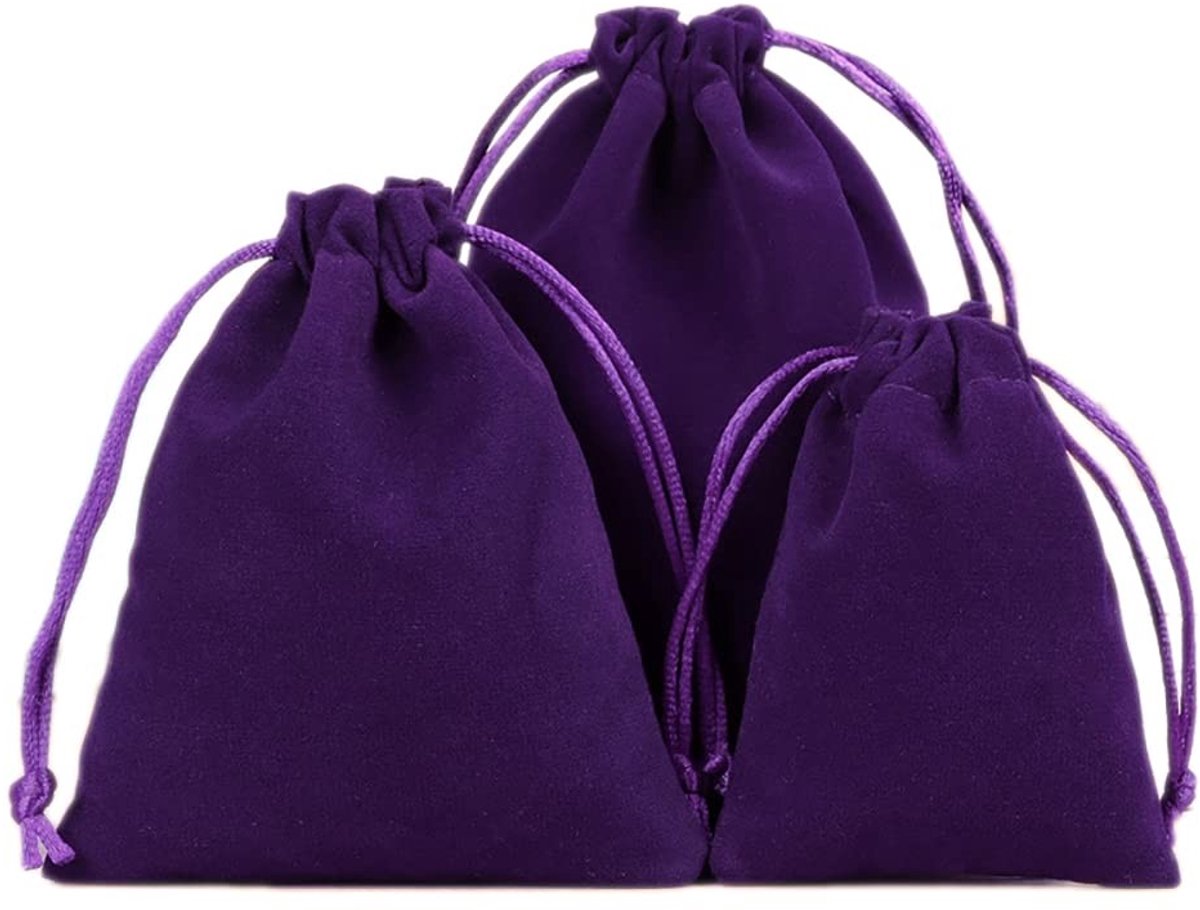 Dailygoods- Fluwelen Zakjes - Kleine Stoffen Zakjes met Trekkoord - Sieradenzakjes - Cadeauzakjes - 5 x 7 cm - Verkrijgbaar in 21 Kleuren - Sieradenzakje