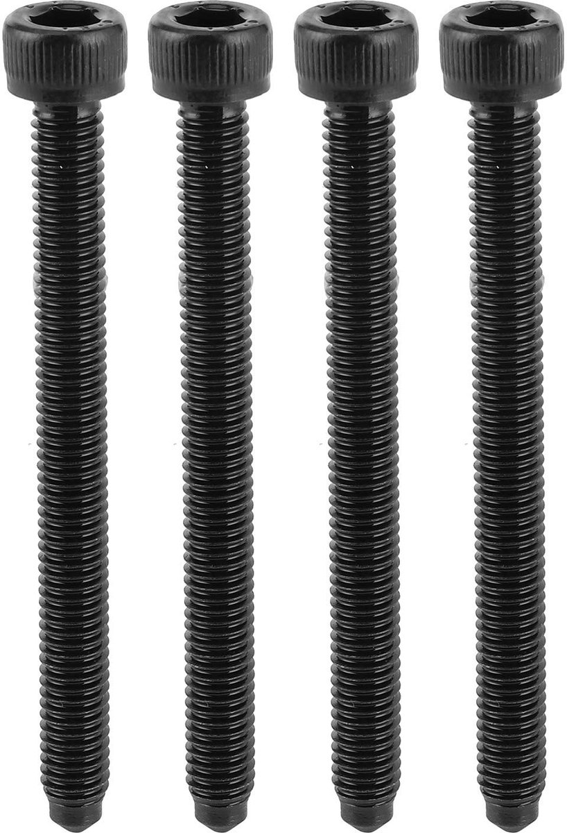 Dailygoods- Injector Bouten Set - 4 Stuks M6x64 - Hoogwaardig Ijzer - Vervanging voor OEM 038103385A - Duurzaam - Eenvoudig te Installeren - Motorbouten