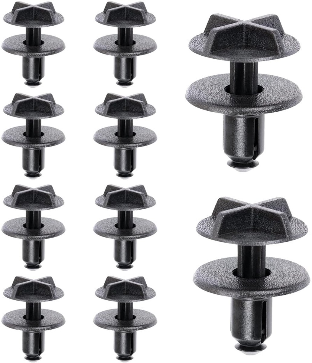 Dailygoods - Batterijdeksel clips - Auto paneelbekleding trim - Duurzaam nylon - Vervangingsclips - Auto-interieur accessoires - Set van 10 stuks