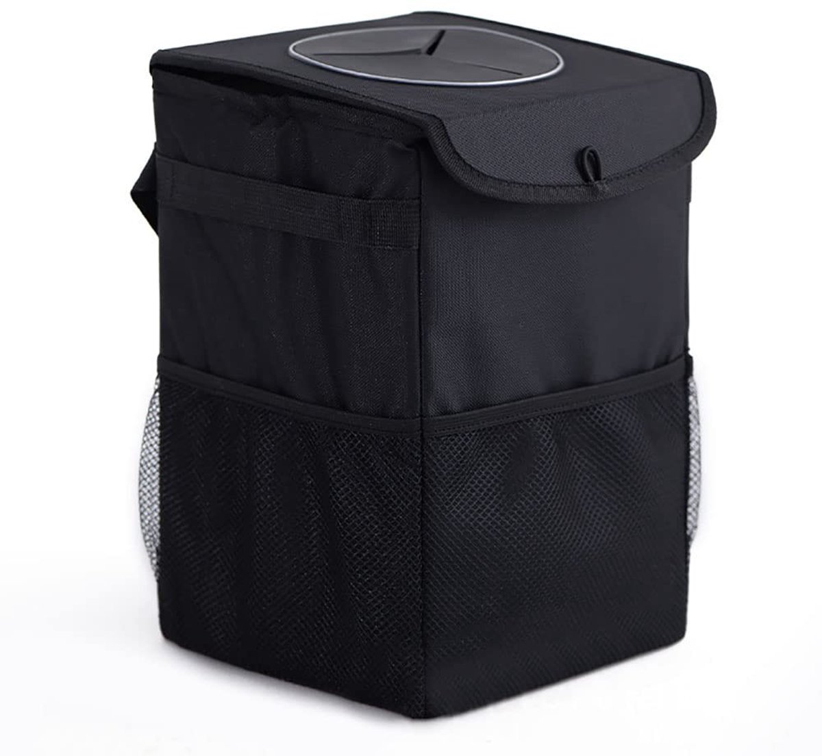 Dailygoods- Vuilnisbak Grote Capaciteit - Opvouwbare Vuilnisbak - Waterdichte Vuilnisbak - Hangende Vuilniszak - Multifunctionele Prullenbak - Deksel met Schuifclips - Autoprullenbak