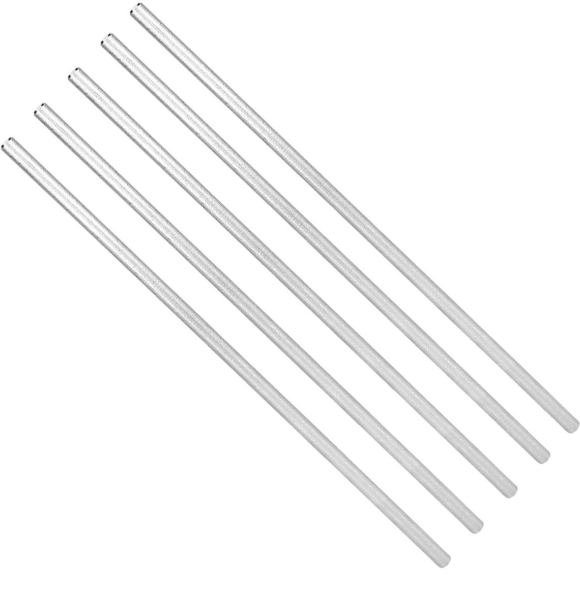 Dailygoods- Staaf - D-as - 6 mm - Roestvrij Staal - 5 Stuks - Compatibel met TETRIX/FRC/WRO - Duurzaam en robuust