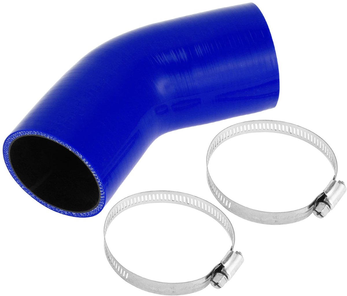 Dailygoods - Siliconen Slang voor Auto - 63 mm ID x 90 mm OD - 45 Graden