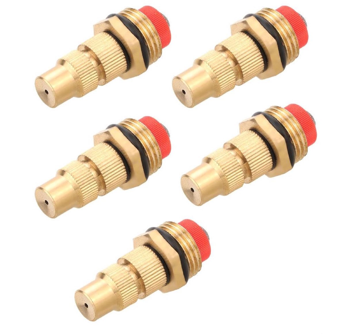 Dailygoods- Verstelbare Sproeikop Tuinslang - Irrigatie Sprinkler - Koper - Spuitdiameter 2 m - G1/2'' Buitenschroefdraad - 360 Graden Bedekking