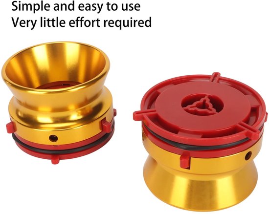 Dailygoody - Hub Adapters - Aluminium - Universeel - 10 Inch - Reel-to-Reel Tape Recorders - Geschikt voor diverse merken - Accessoire van Merkloos — afbeelding 2