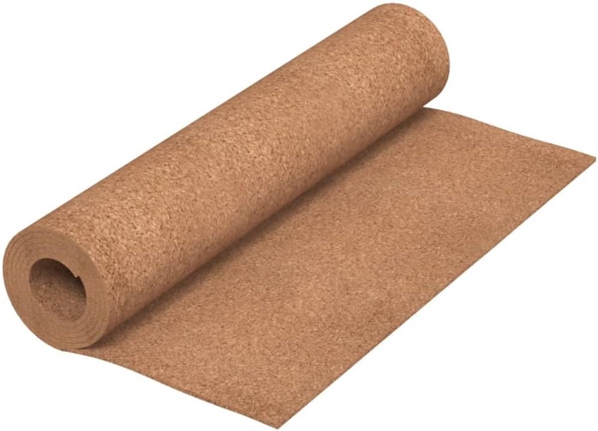 Kurk Rol - Isolerende Ondergrond - Muur Bekleden - Geluid Dempend - 100x200 cm - Natuurlijk