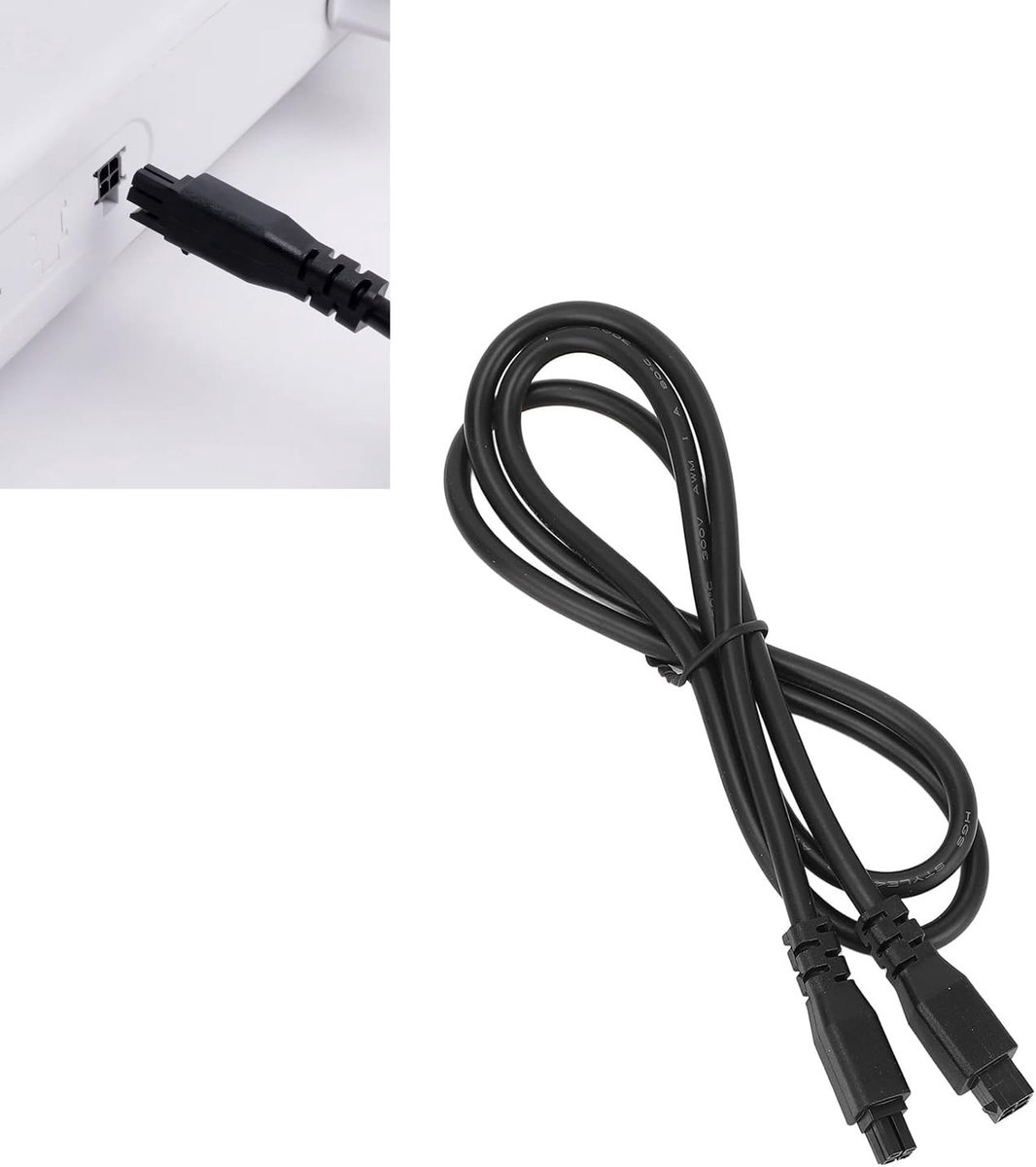 Dailygoods- Verlengkabel 1M 4-pins - Koperen Kern - PVC Kabel - Duurzaam - Naadloze Connectiviteit - Geschikt voor A1/A1 Mini 3D-printeraccessoires