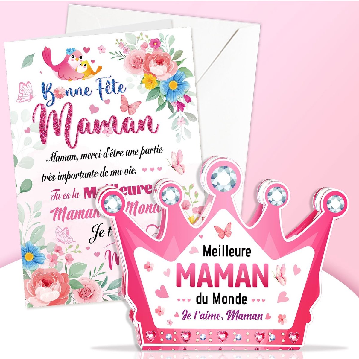 Dailygoods - Acrylique Plaque voor Moeder met Envelop
