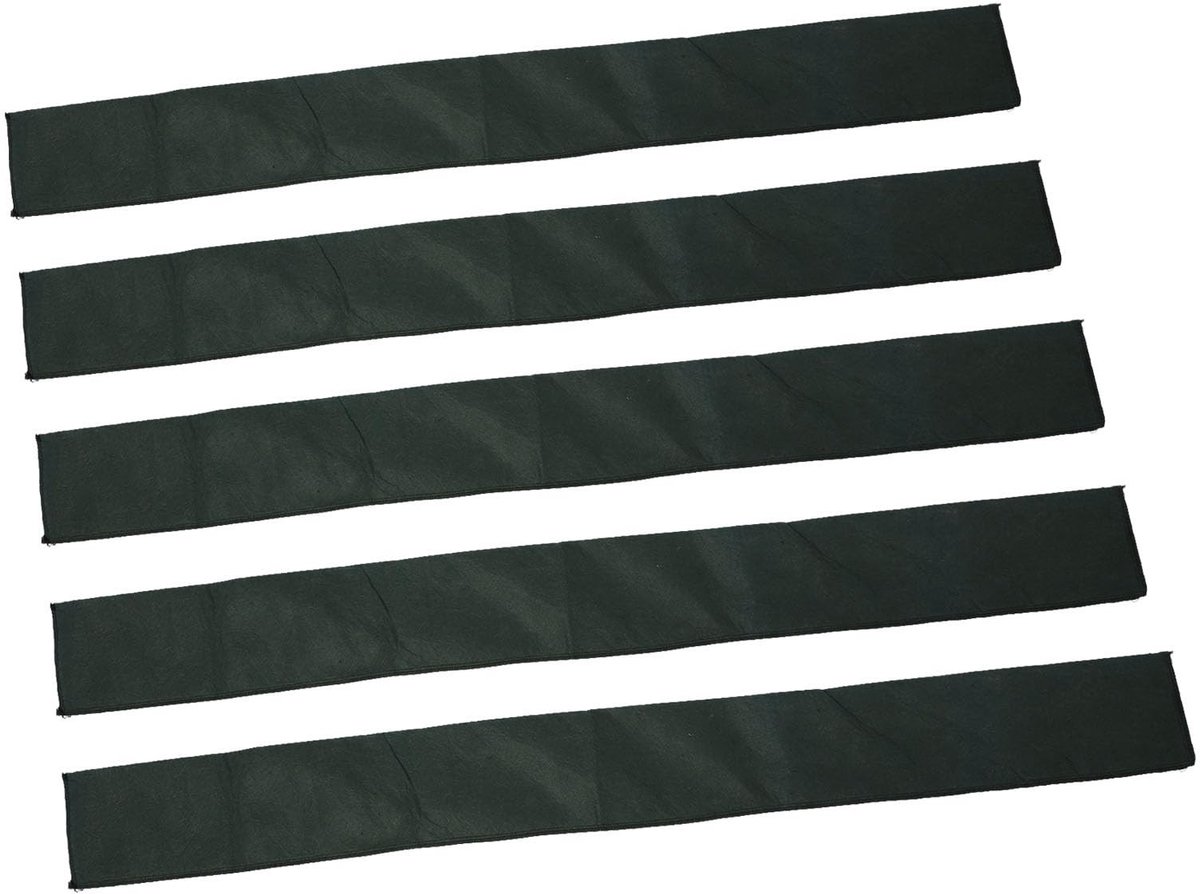 Dailygoods- Overstromingsbarrière 5 Stuks - Wateromleidingsbuis - Absorberende Hars - Niet-geweven Stof - Veilig en Effectief - 15 x 150 cm - Waterbarrière