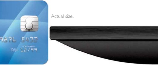 Center luidspreker - Midden speaker - Thuisbioscoop geluid - Ultra plat design - 35 cm diep - Zwart — afbeelding 5