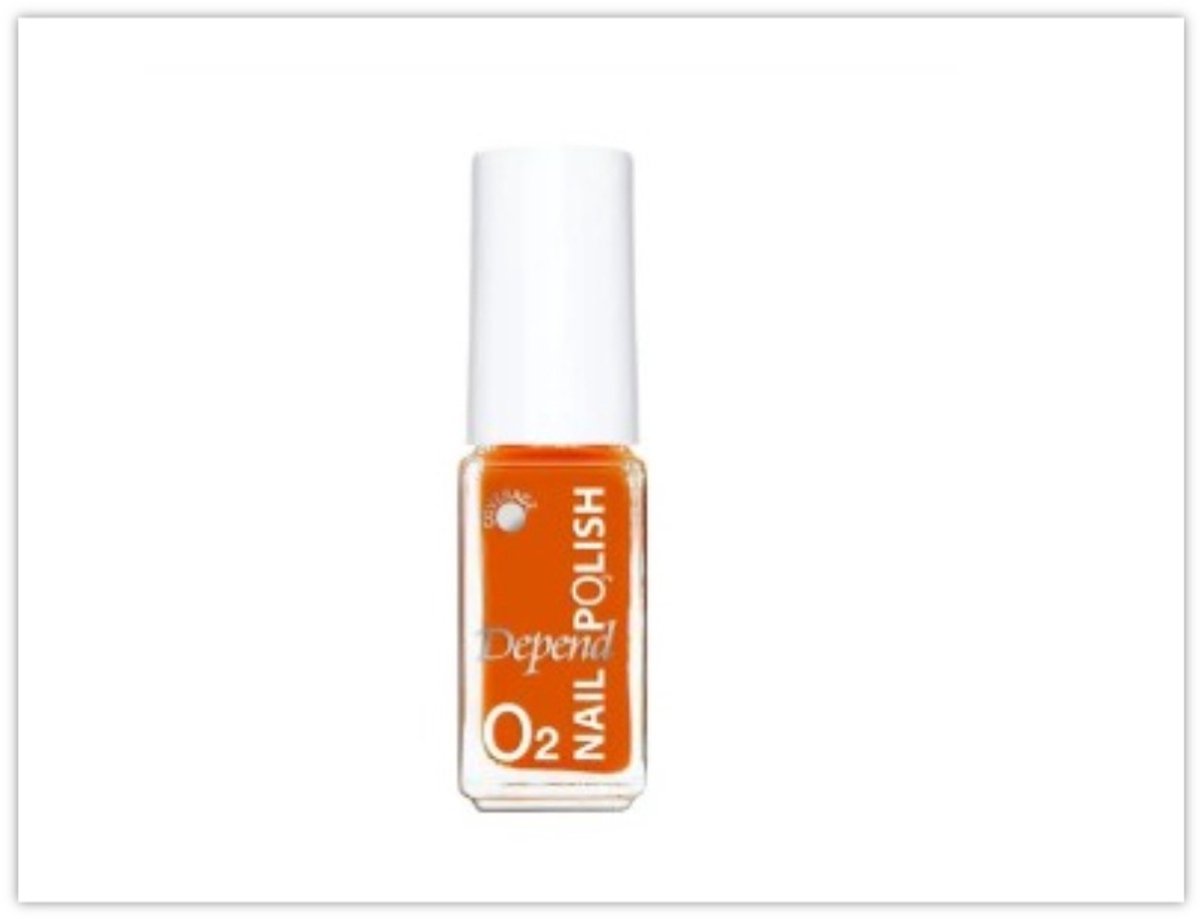 Depend cosmetic | Nagellak | O2 | Nailpolish | Koraal/oranje| 733 | 5 ML